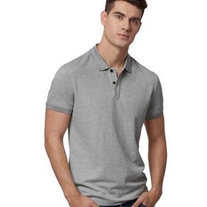 Grey Short Sleeve Polo Shirt - Grey Polo shirt