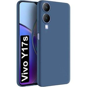 Slim Smooth Soft Anti-fingerprint Silicone TPU Cover Case for Vivo Y17s