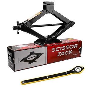 A metallic heavy duty of scissor jack with 2 ton