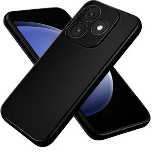 Soft Silicone Slim Fit Cover Anti-Scratch Shockproof Case for TECNO Spark 10 - Black