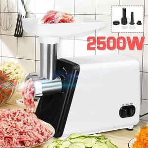 Sokany SK-312 2500W Electric Meat Grinder Multi-Function Food Processor With Kebbe Mouthpiece