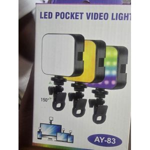 Led Pocket RGB Video Light (AY-83)