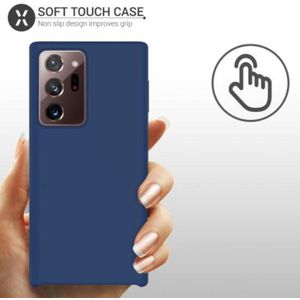 Soft Silicone Back Cover for Samsung Galaxy Note 20 Ultra – Protective, Shockproof, Ultra-Thin, Anti-Scratch, Anti-Fingerprint – Blue