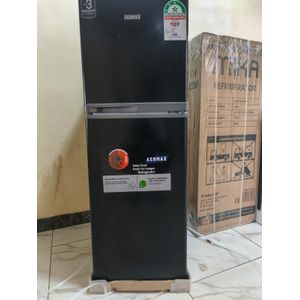 Ecomax  138L Double Doors Fridge and Freezer BCD-138 Energy Saving Household Applicances Refrigerator