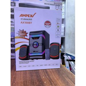 Ampex AX100BT 2.1 Channel Hi-Fi Active Subwoofer Speaker System with Bluetooth