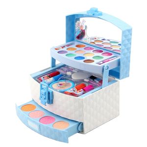 Girls Makeup Kit Real Kids Make Up Set Cosmetics Play Set Washable Safe with Carry Case for Little Girls Party Game Chrismas Birthday Gift, 20pcs/set