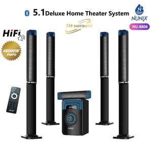 Nunix Complete Home Theater System 5.1CH Sound System/ Multimedia Speaker System Sorround Sound System 