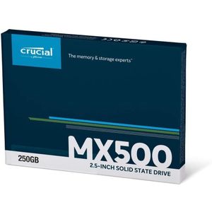 Crucia MX500 250GB SSD 3D NAND SATA 2.5 Inch Internal Laptop SSD, up to 560MB/s Start your system in seconds