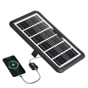 USB Solar Charger Portable USB Solar Panel Charger 3.8W Solar Power Panels For Camping Hiking Travel Outdoor Mobile Phone