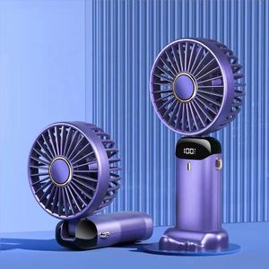USB Rechargeable Desktop Table Stand Air Cooler Hand Held Electric Small Handheld Portable Mini Fan