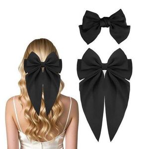 Big Bow Satin Hair Bowknot  For Thick Hair
