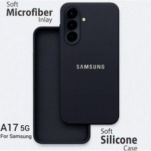 Samsung Galaxy A17 Cover Luxury Black High Protection Premium and Original Silicone Phone Case/ Back cover