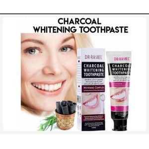 Dr. Rashel Charcoal Teeth Whitening ORIGINAL Toothpaste/ Breath Freshener/ Plaque Remover-100g
