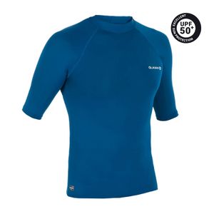 Women's UV Surfing Rash Guard - 100 Blue - Caribbean blue - Olaian -  Decathlon