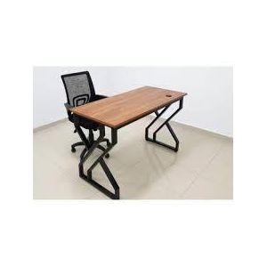 1.2 Meter Metallic Office Desk with Chair Set – Heavy-Duty Modern Computer Workstation, Study Table & Comfortable Chair for Home, Office, School & Business Use