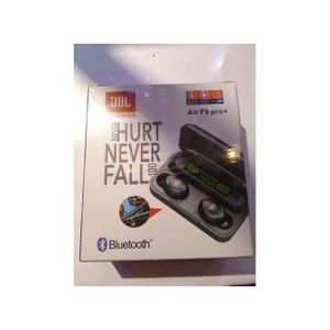 Jbl Air F9 Pro + Ear Buds Wireless Airpods, Bluetooth 5.3 Headphones In Ear, Bluetooth Earphones with Built-in Microphone, Wireless Ear Buds, Bluetooth Earbuds with Mic, Charging