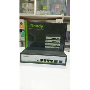 Tiandy  4-Port Gigabit PoE Switch TC-P3S06 with Dual SFP Uplink Ports