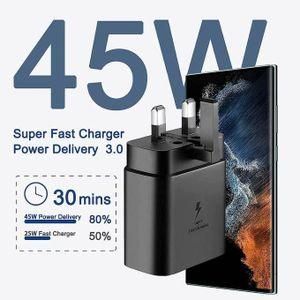 Samsung Super Fast 45W USB C Charger Adapter For Type C Devices