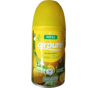 Airpure Citrus Zing Automatic Air Freshener Fits AIRWICK & GLADE Refill 60 Days Freshness 100ml ,
