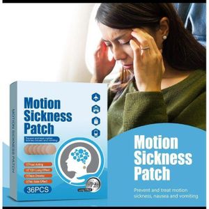 Motion Sickness Patch, 36 PCS Anti Nausea Patches, Sea Sickness Patch, Relieve Vomiting, Nausea, Fast Acting and No Side Effects
