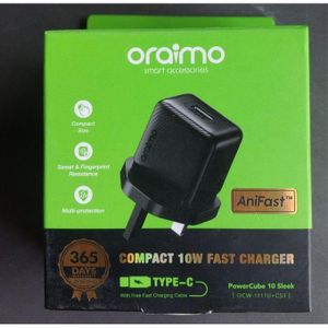 Oraimo COMPLETE CHARGER ADAPTER AND TYPE C- CABLE