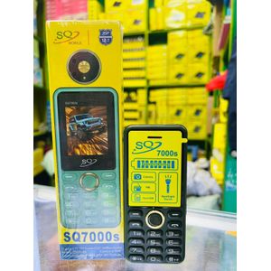 SQ  7000s Dual 2500mAh SIM Powerful Battery Keypad Mobile Phone - Green