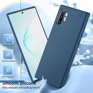 Shockproof silicone Case Microfiber Lining cover for samsung Galaxy Note 10 plus(+)/ Note 10 pro