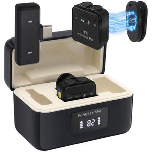 SX23 Wireless Lavalier Microphone with Stable Signal for Live Streaming