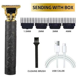Genelec Dragon Monster Rechargeable Metal Hair Clipper Black