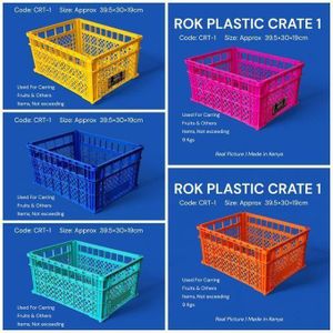 Rock elegant classic portable afforable Strong Portable PLastic Crate For