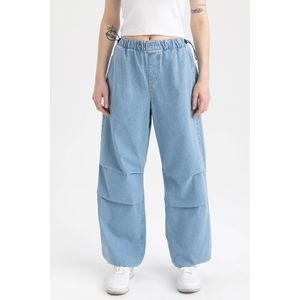 Buy Women's Blue Elasticated Trousers Online