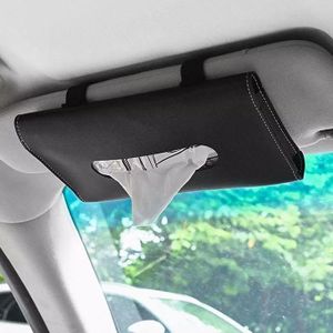 Car Sun Visor Tissue Box Napkin/Mask Holder Interior Storage Decoration