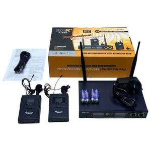 Bnk  X35B Dual Channel Wireless Lavalier Microphone System