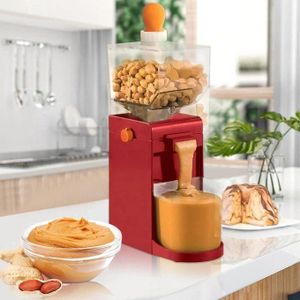 500ml Mini Peanut Butter Machine, Electric Grain Grinder, Household Peanut Grinder With Non-Slip Base, For Almonds, Coffee Bean Grinder