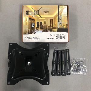 Home Design Full Motion TV Bracket – Adjustable Wall Mount for Flat Screen TVs