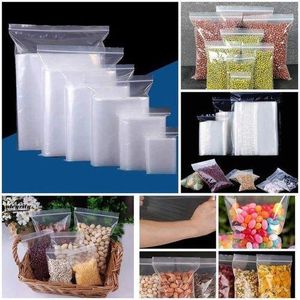 25pcs Heavy Gauge Reusable Ziplock Fridge Storage Bags  - Clear