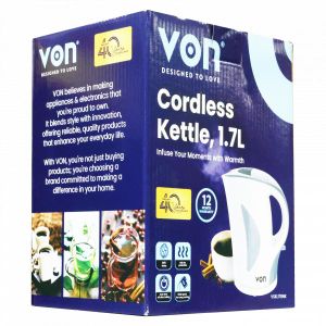 VON VSKL17BNK Upright Cordless Kettle – 1.7L