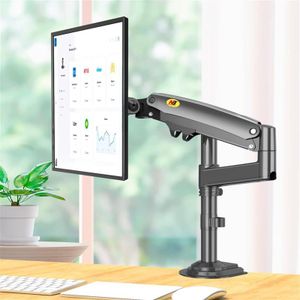 North Bayou NB Heavy Duty Monitor Desk Mount Long Arm – Ultra Wide Full Motion Swivel Stand for 17–30'' Monitors, 2–9kg (4.4–19.8lbs) Capacity, Height Adjustable NB H100