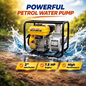 Daichi 2 Inch Petrol Irrigation Pump 7.5HP Engine