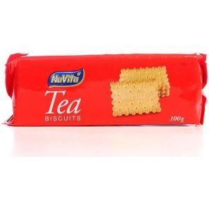 Nuvita  Tea Biscuits 100g  Golden Brown Crispy Biscuits  Made with Real Butter  Perfect for Tea Time & Morning Chai  Kenyan Snack