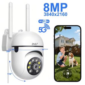 2NLF 4-megapixel high-definition 2.4GHz WiFi surveillance camera featuring motion detection, two-way audio, 360° spotlight and colour night vision