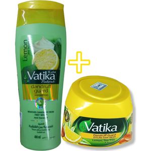 Vatika Dandruff Guard Shampoo + Cream - LEMON bc