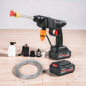  High-Quality Body Construction Durable Quality Compact 96V Cordless Rechargeable Pressure Washer Gun Machine