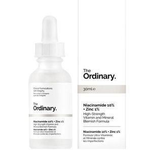 The Ordinary Niacinamide 10% + Zinc 1% Fine.