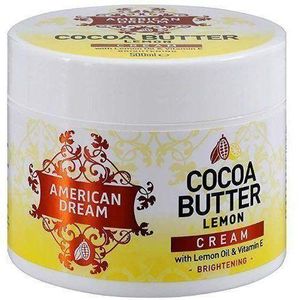 American Dream American Dream' Cocoa Butter Lemon Cream Infused With Lemon Oil ( 500ml)