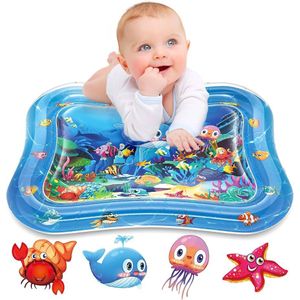 Fun Baby Water Play Mat - Inflatable Tummy Time Activity Center - Leak-Proof Ocean-Themed Fun for Infants & Toddlers - Sensory & Development Toy  