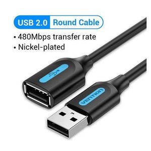 Vention USB 3.0 Extension Cable 3M Male to Female - Black PVC 