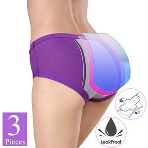 Fashion Women Casual High Waist Menstrual Period Leak Proof