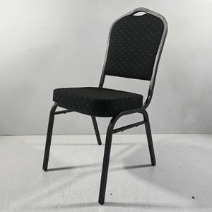 Stackable Event Chair – Black & Red Banquet Chair for Weddings, Conferences & Events, Durable & Comfortable