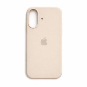 Silicone Case for iPhone 16 Plus, Beige, Silicon